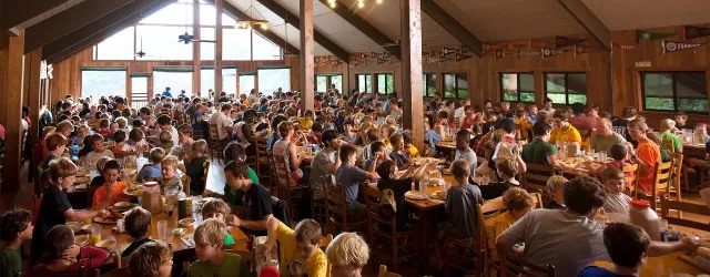 dining hall at breakfast